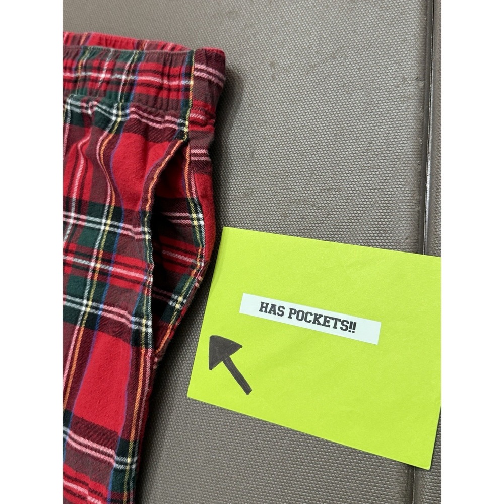 Petite Plume Brushed Twill Imperial Tartan Pajama Set Plaid 100% Cotton Womens M - Picture 13 of 13